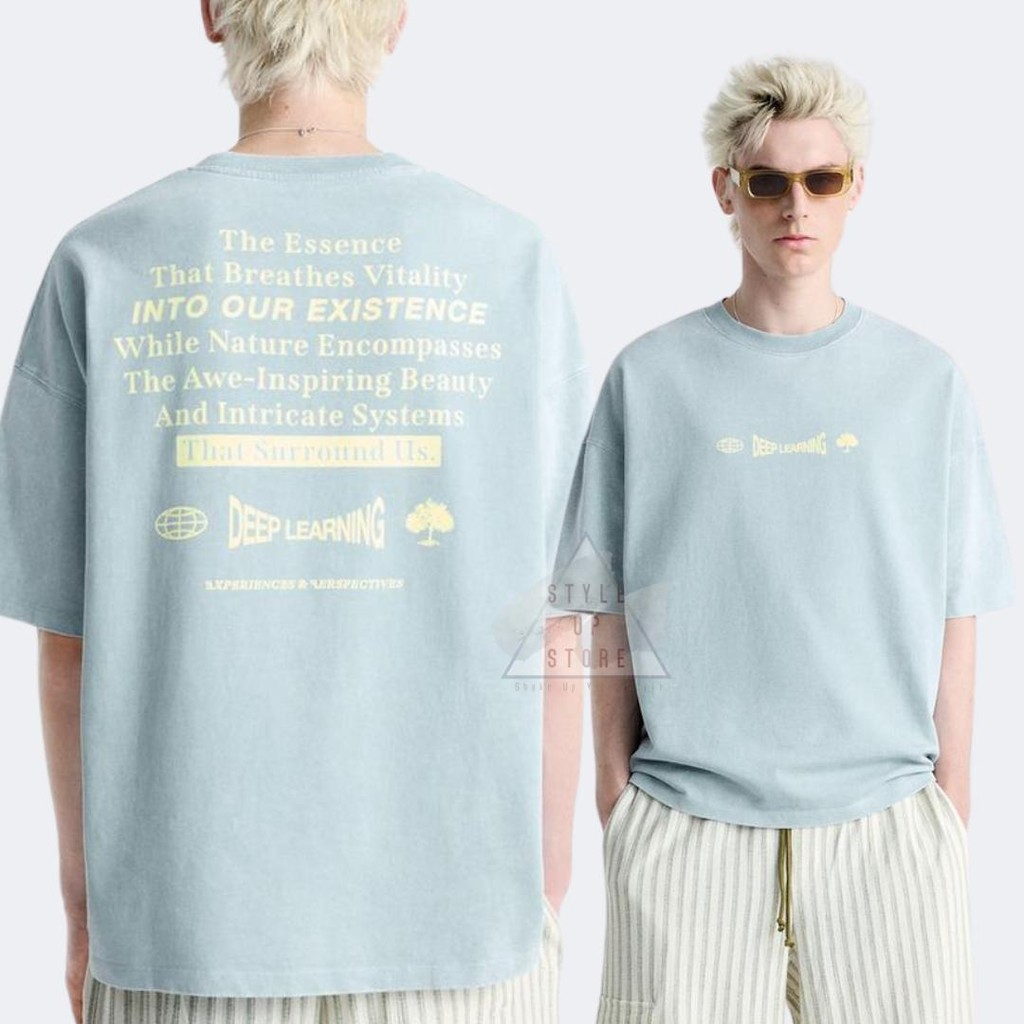 [ STYLEUPSTORE ] ZARA Oversize Unisex Tshirt - Kaos Deep Learning