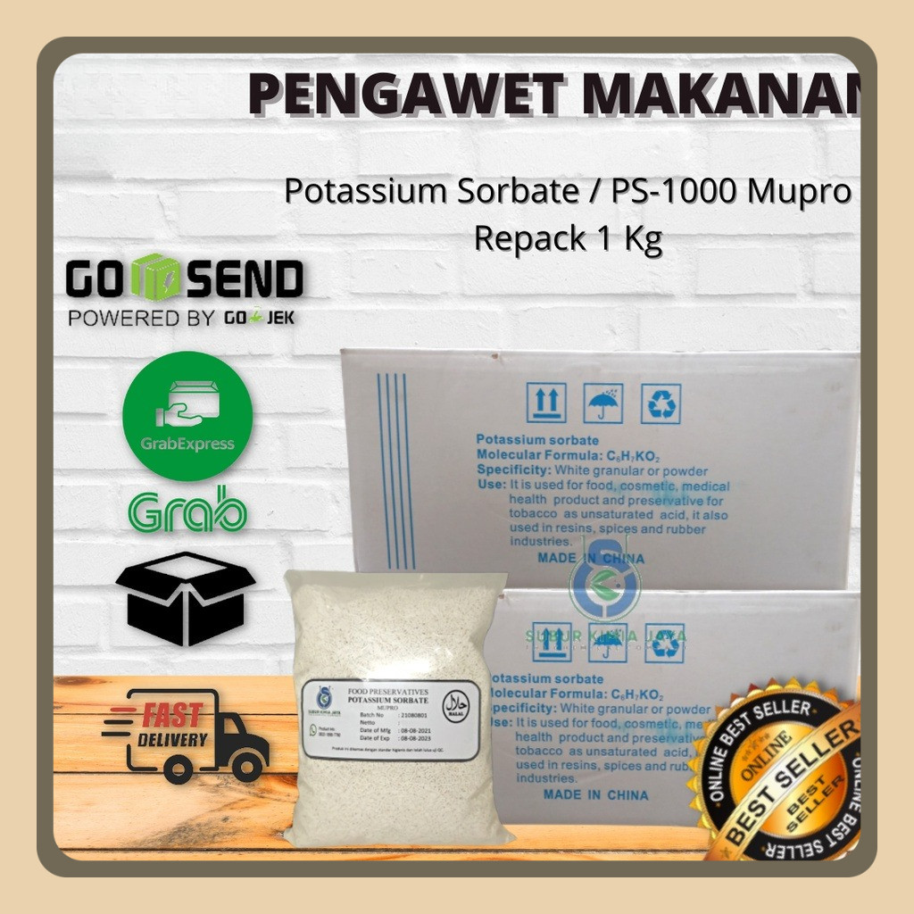 

Potassium Sorbate / Pengawet Makanan / Pengawet Minuman / Kalium Sorbate 1 Kg