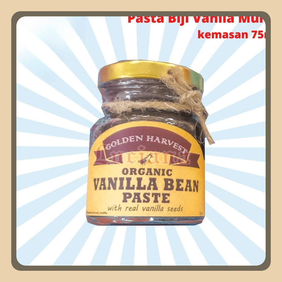 

[Terlaris] 75ml Vanilla Bean Paste Merk Golden Harvest 100% Halal dan Murni Kemasan 75ml