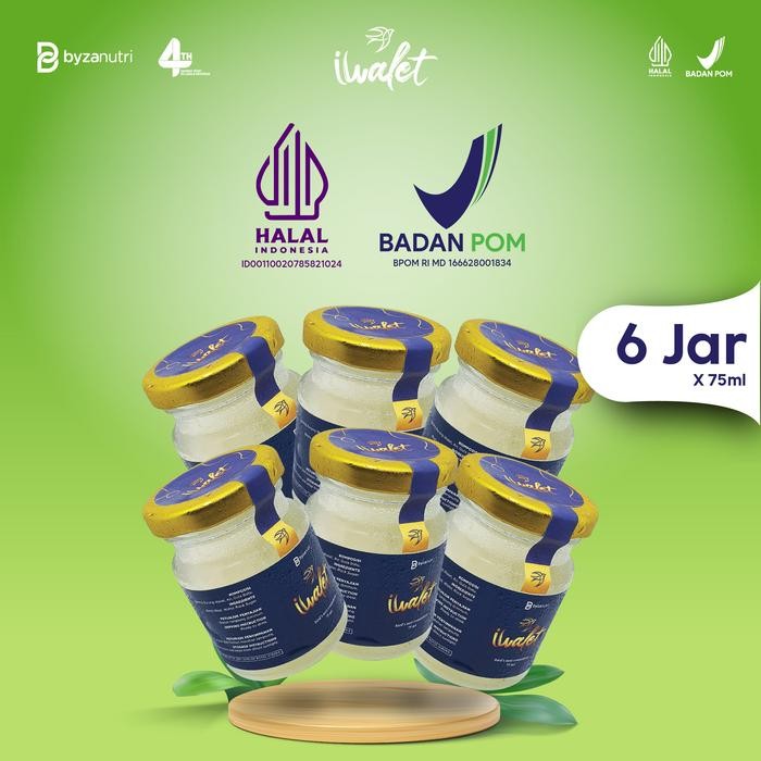 

Iwalet Bird's Nest Concentrate Minuman Sarang Burung Walet - Gula, Normal