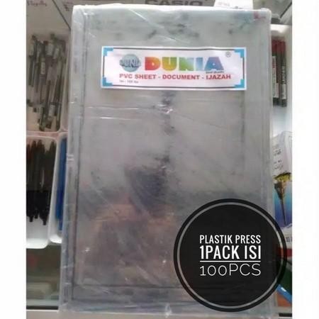 

Plastik Pres Mika Dokumen Ijasah / Kantong Document Ijazah 1 Pak 100lb