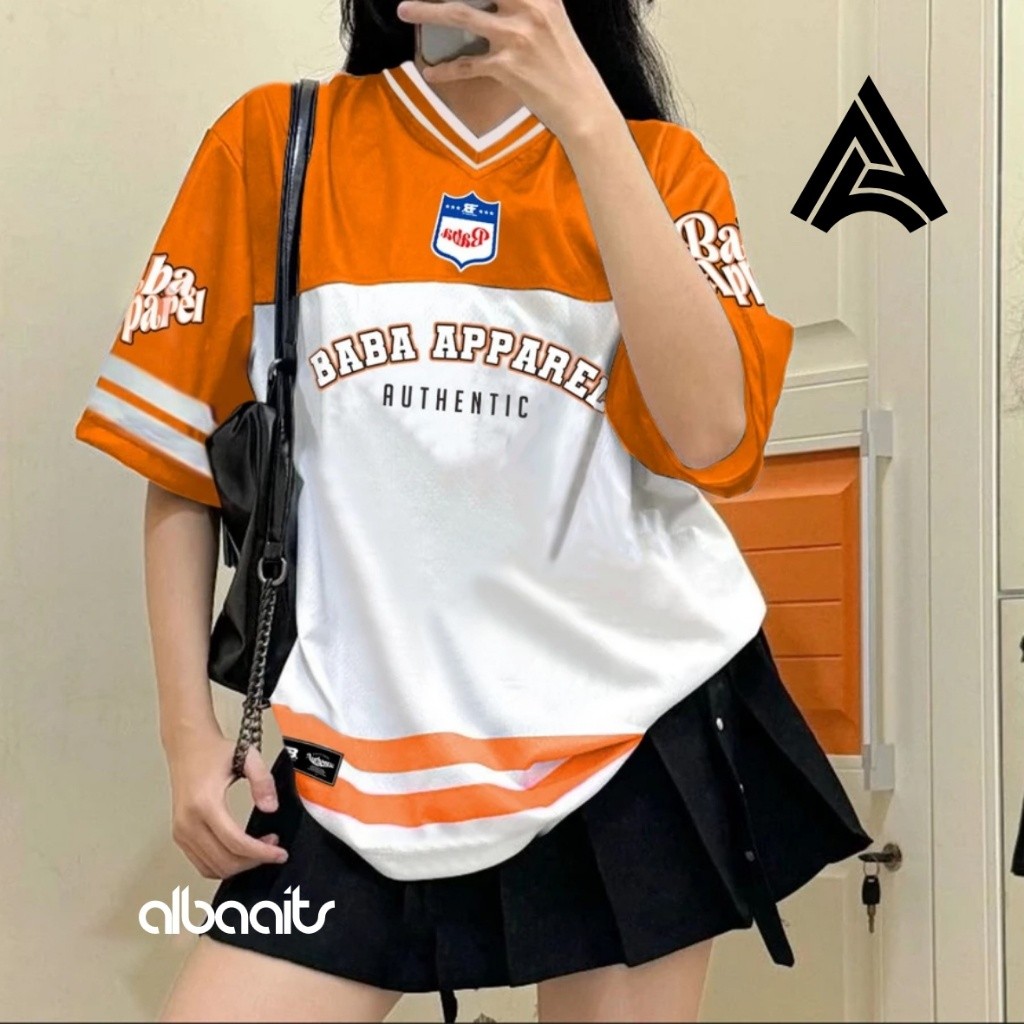 Terlaris (Bisa Cod) Baju Jersey Streetwear Number 12 Oversize Boxy Fit Retro Unisex Vintage / Jersey