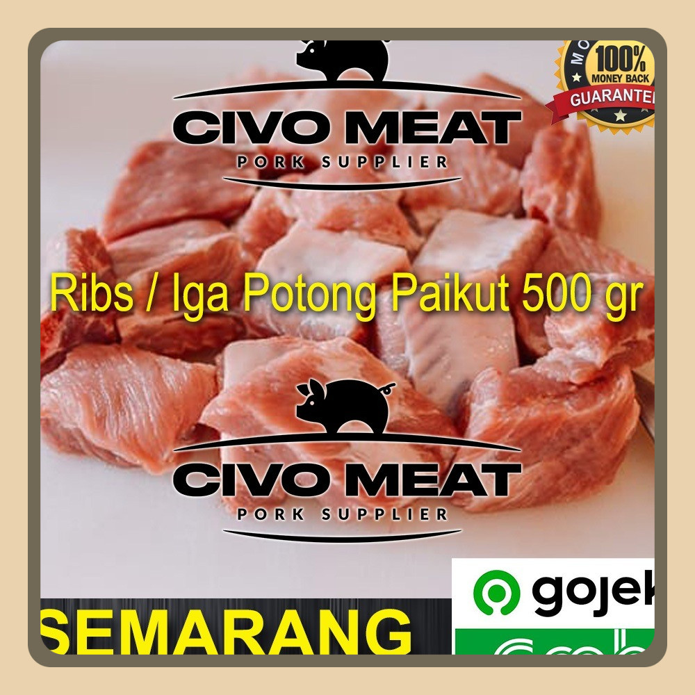 

Iga Babi Murni Potong Sop - Paikut Super Spesial Bakut Teh 500gr