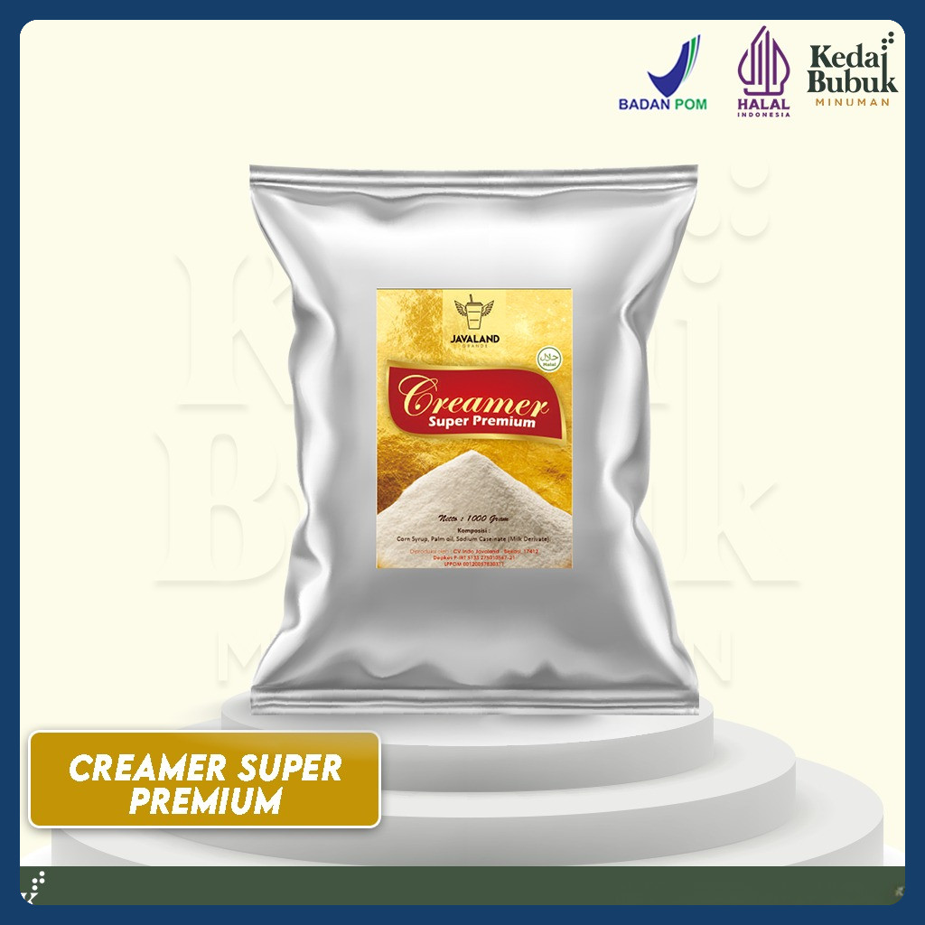 

Javaland Bubuk Creamer / Krimer 1Kg - Super Premium | Non Dairy | Creamy Café