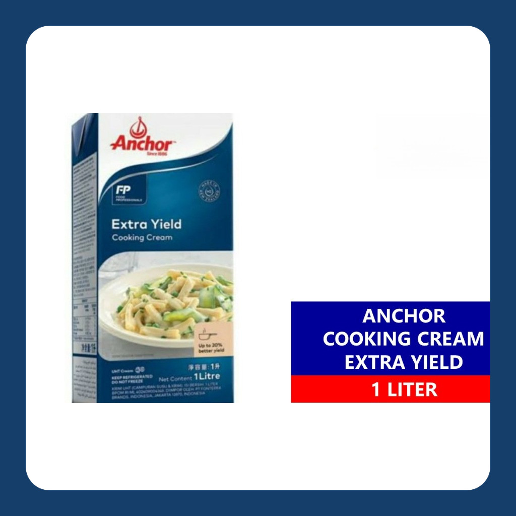 

ANCHOR EXTRA YIELD COOKING CREAM KRIM MASAK - 1 LITER