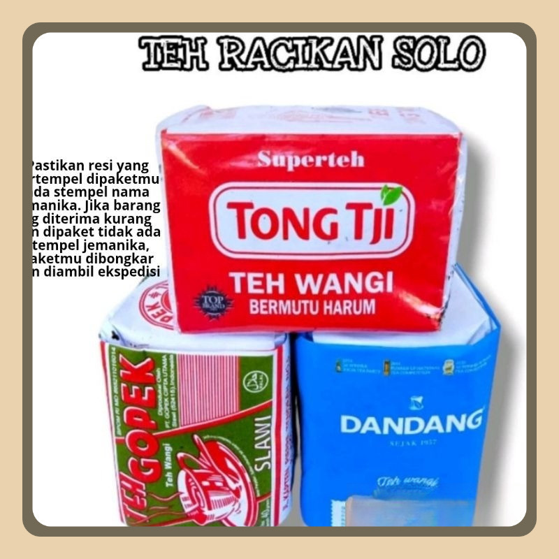

Teh Racikan Solo Viral 3 Pcs @40 G V3A [Gopek Dandang Tongtji] Es Teh Jumbo Laris Blitea