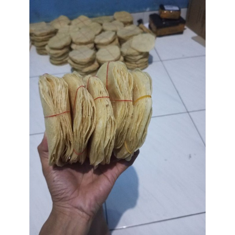 

opak singkong mentah 100 pcs opak singkong asli home made