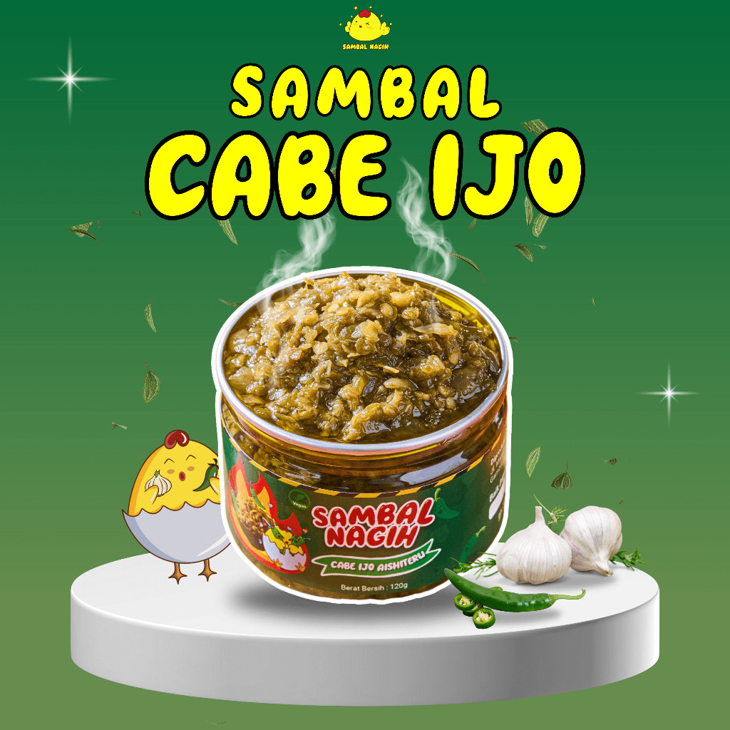 

TermurahSambal Nagih Cabe Ijo Padang Halal Pedas Enaknew