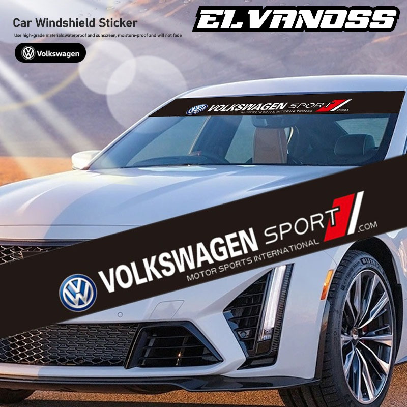 Stiker  Kaca Depan Mobil Custom Winshield Sticker Car  For VW GTI Golf Passat CC Polo Arteon