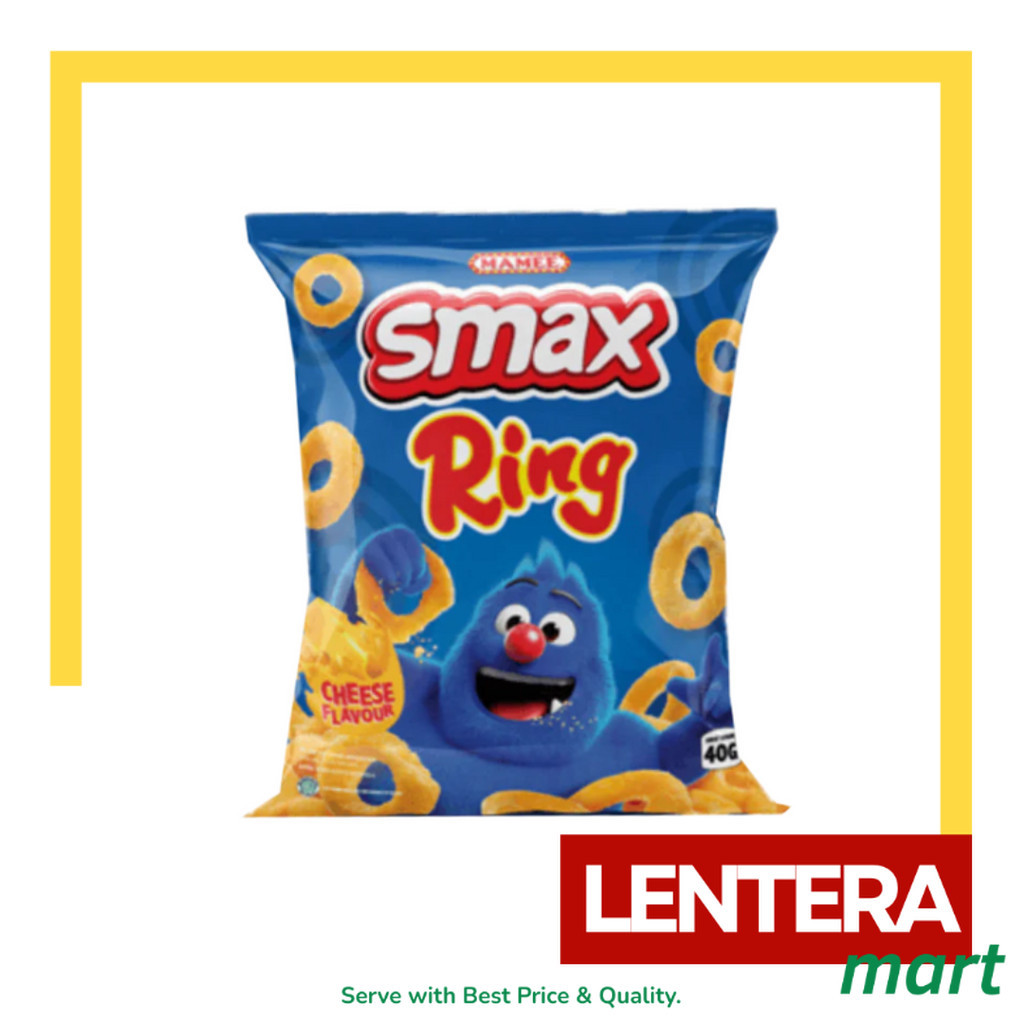 

Smax Ring Makanan Ringan Rasa Keju 1 Renceng 10 pcs @20gr LenteraMart