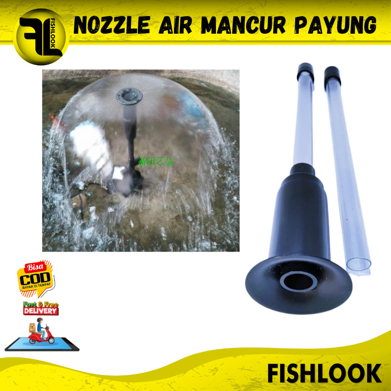 Nozzle Pipa Air Mancur Umbrella Style Model payung jamur kolam Pipa air mancur