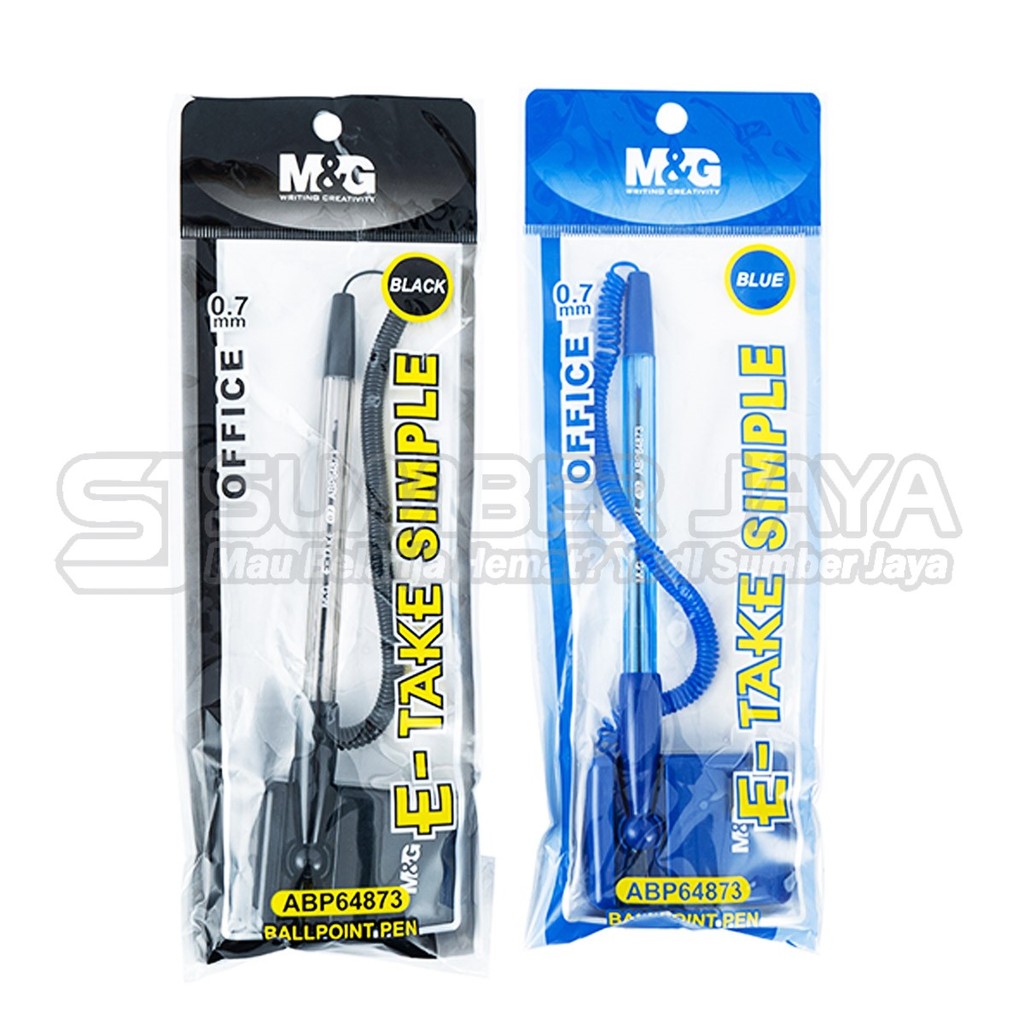 

Balpoin Ballpoint Pena Meja 0.7mm M&G ABP64873 Stand Pen E-Take Simple Ballpoint