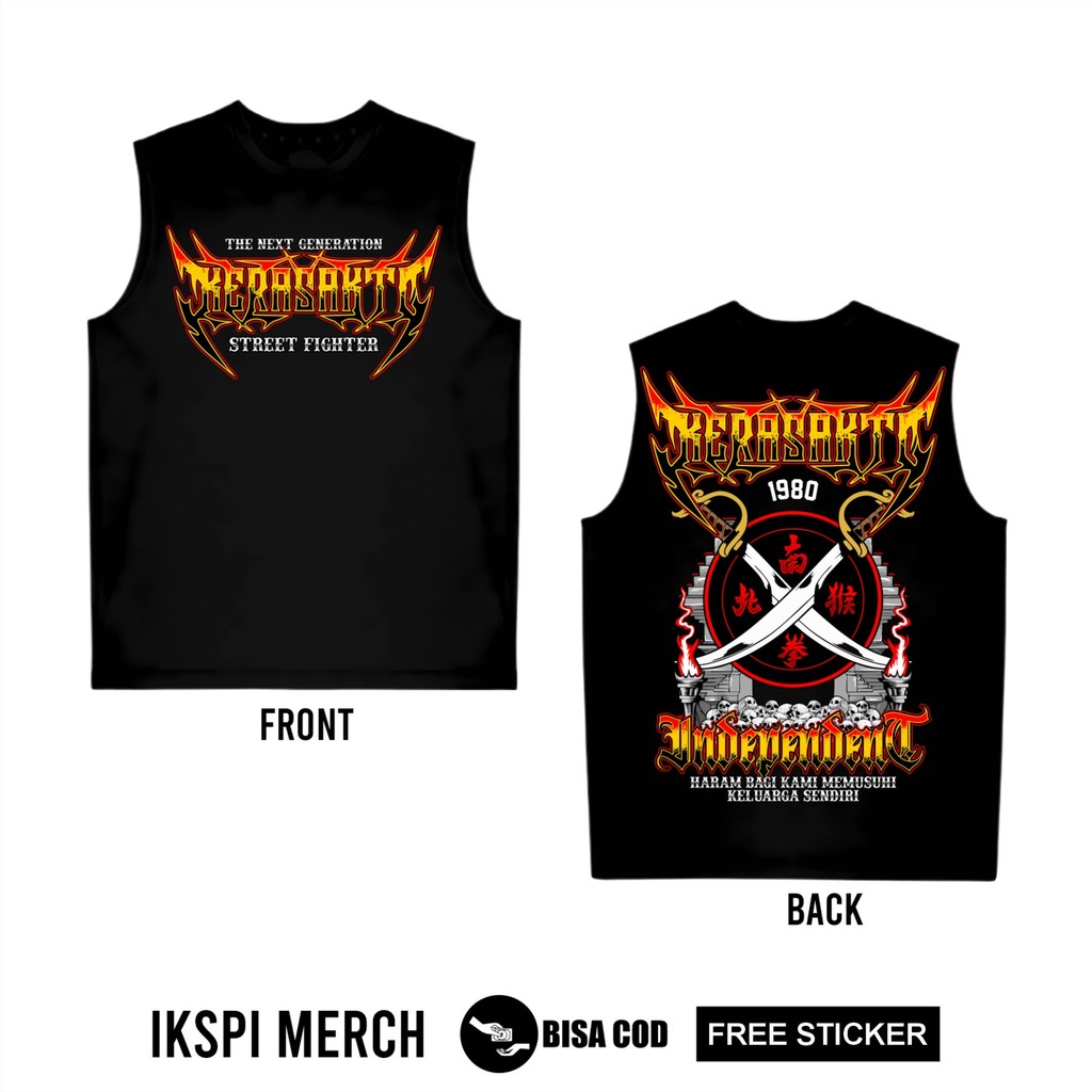 Singlet IKSPI Kera Sakti The Next Generation Kera Sakti Street fighter CA4