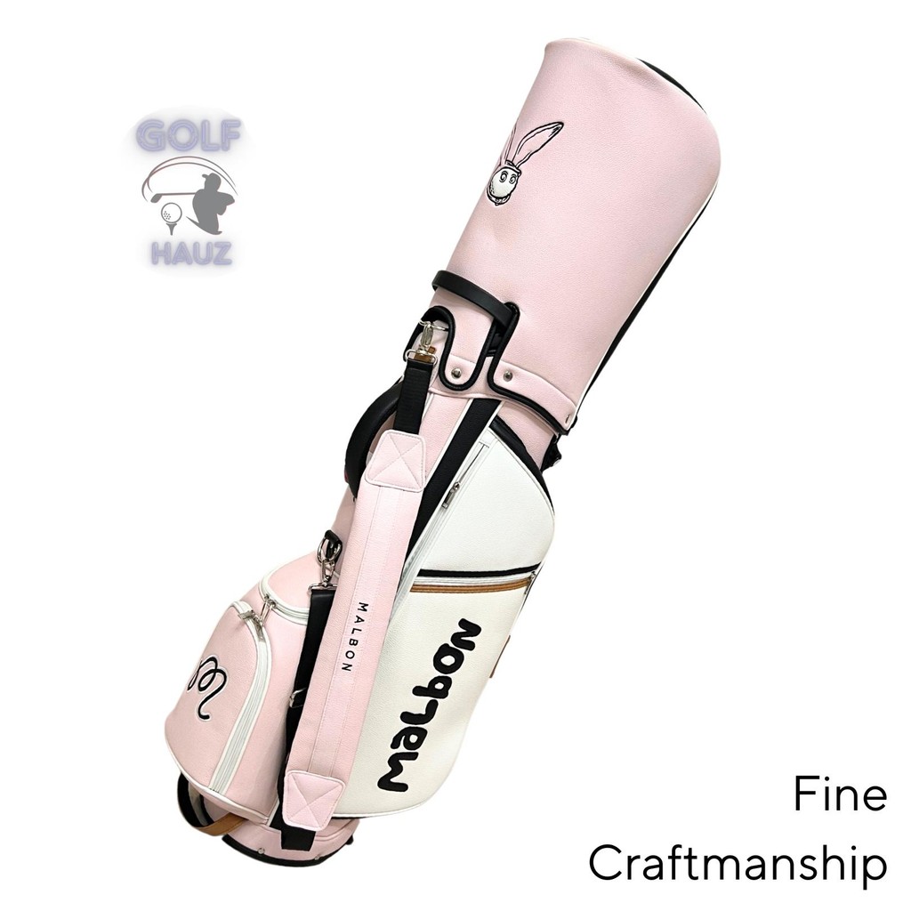 Performance Golf Bag Lightweight LIMITED EDITION PINK Bunny Color Stand Bag 2 Legs 4 Way Pot Cart Tr