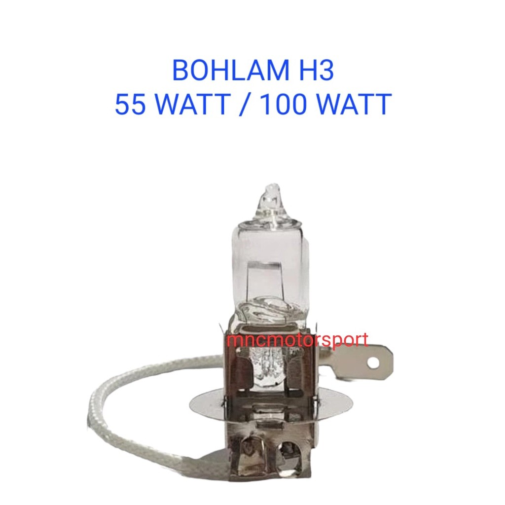 BOHLAM LAMPU SOROT H3 100 WATT 55 WATT