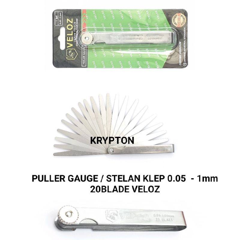 PULLER  / STELAN KLEP MOTOR / MOBIL 0.05 -1MM 20BLADE  VELOZRUSTY