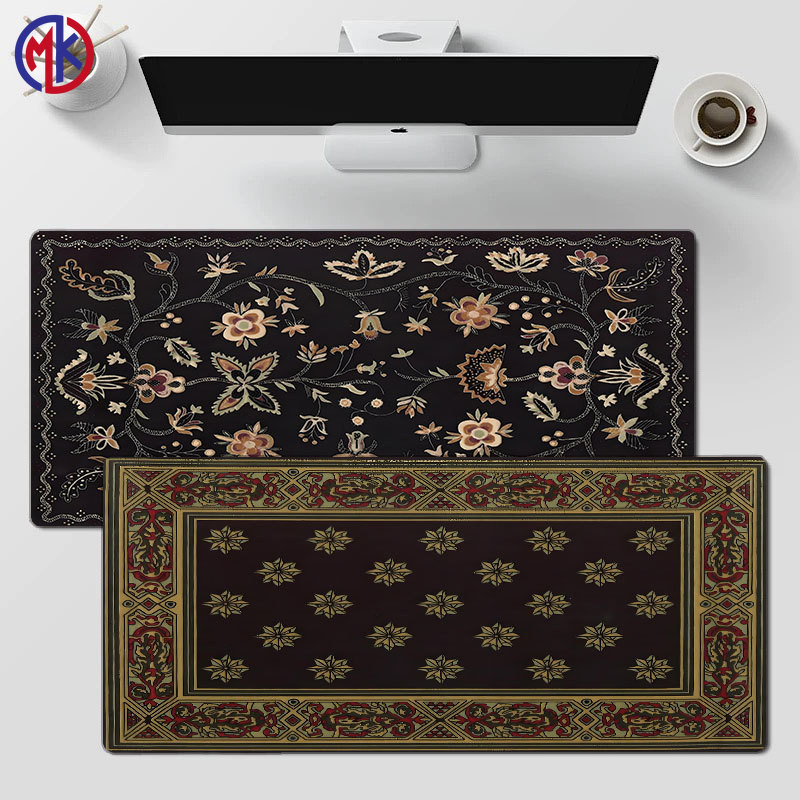 Mousepad Gaming Pad Mousepad Deskmat Keyboard pad Besar Kecil Mousepad Anti Slip Traditional Batik G