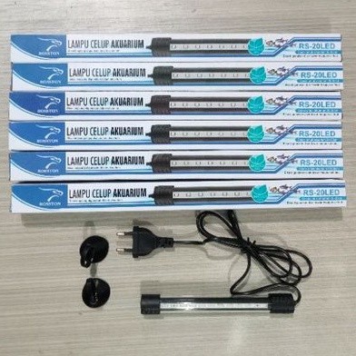 Lampu Celup Aquarium Led Rosston Ikan Hias Akuarium  - 20 30 40 50 60 80 100 120 Cm
