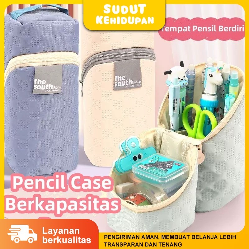 

Kotak Pensil Penyimpanan Alat Tulis Berdiri Tas Pensil Penyimpanan Alat Tulis Multifungsi Tas Alat Tulis untuk Siswa SD, SMP, dan SMA