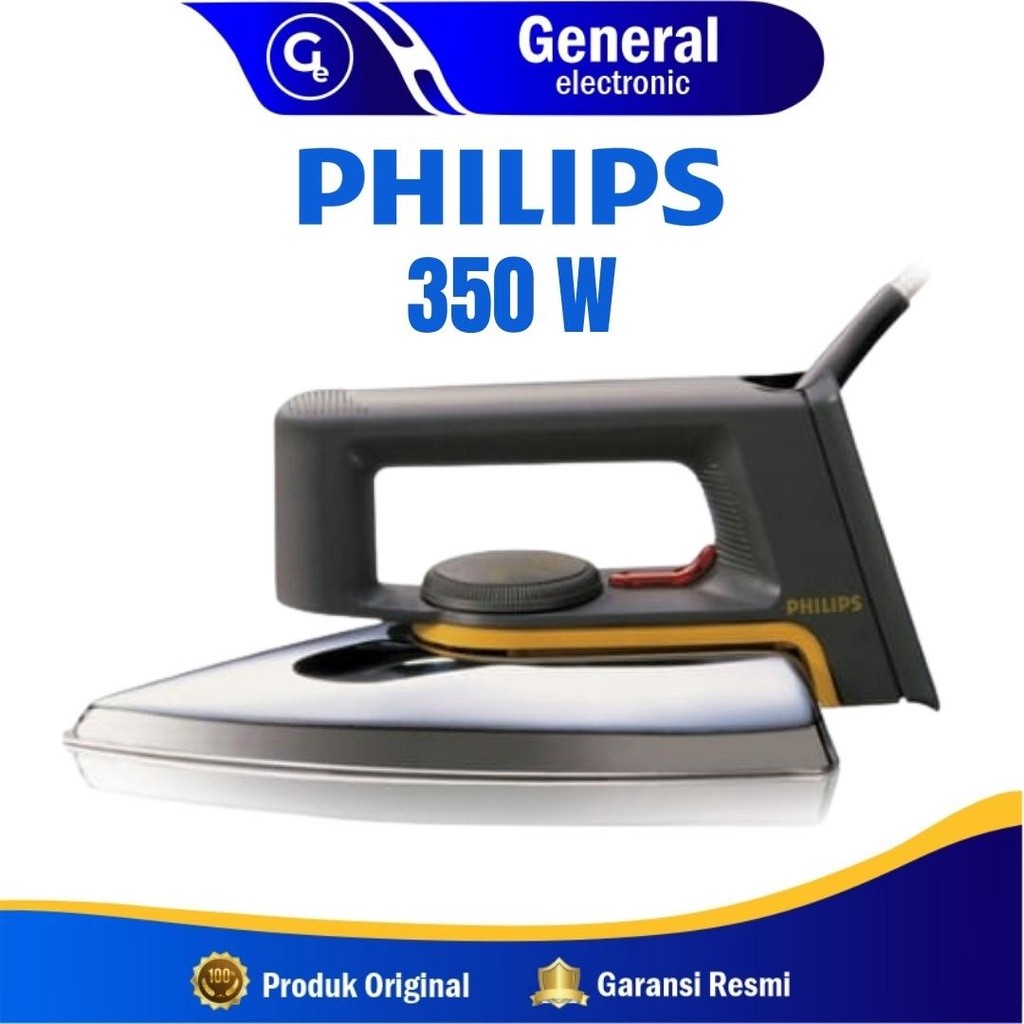NEW SETRIKA PHILIPS ELECTRIC DRY IRON CLASSIC HD 1172 / PHILIPS HD1172 SETRIKA PREMIUM