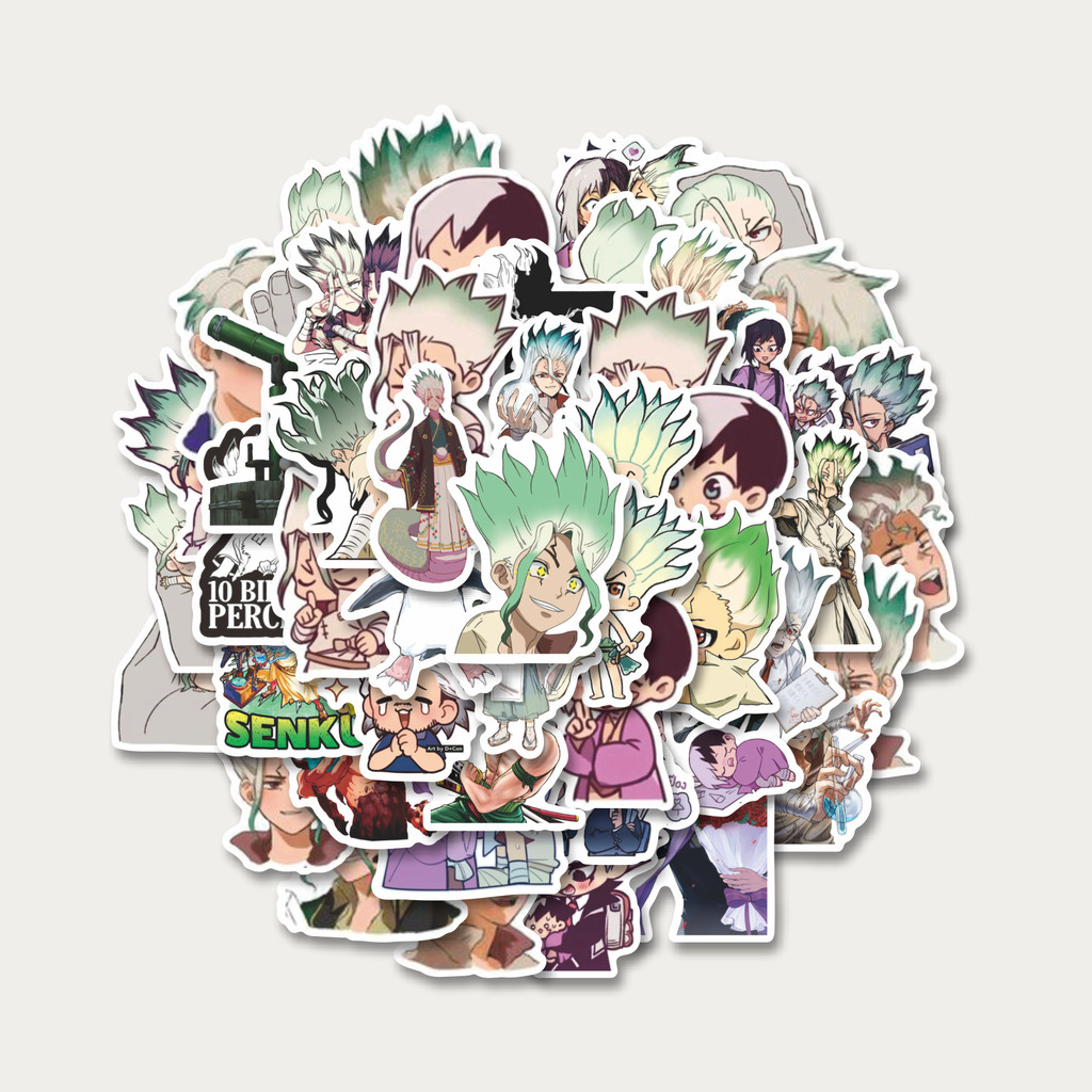 

Sticker Pack Sticker Anime Dr.Stone Sticker | Sticker TUMBLR | Stiker LAPTOP KOPER HELM