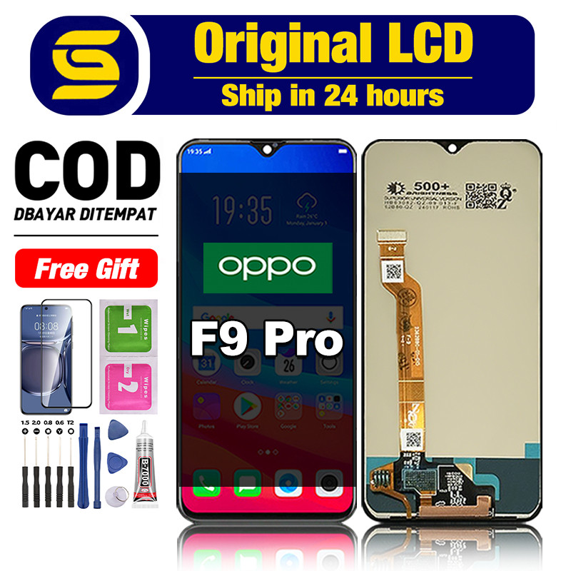 LCD OPPO F9 PRO Original Touchscreen ori asli cod