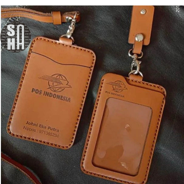 

ID CARD HOLDER 3 LAPIS BAHAN KULIT 2 SLOT NAMETAG KULIT ID CARD KULIT GANTUNGAN ID CARD NAME TAG