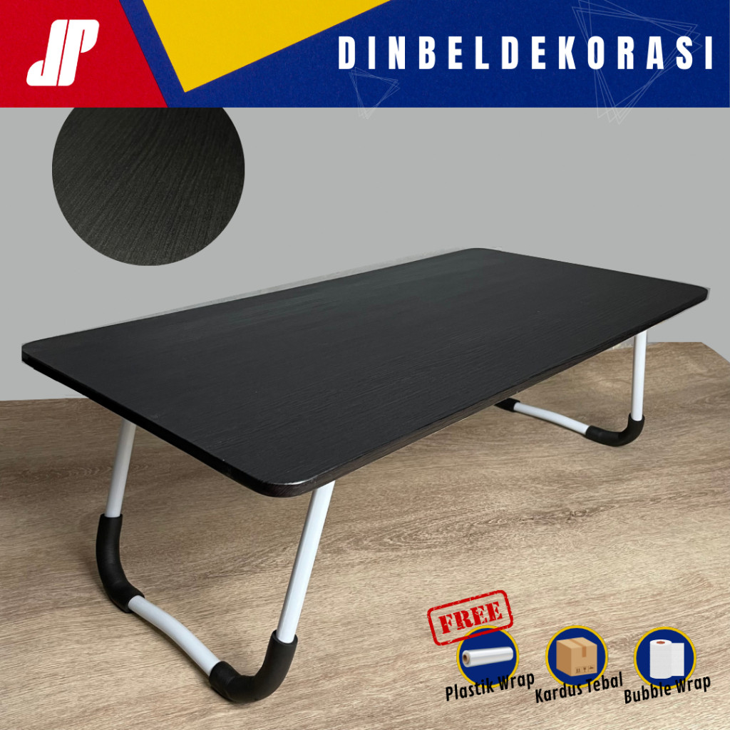 MEJA LAPTOP BESAR 80x40 60x40/MEJA LIPAT LAPTOP/MEJA PORTABLE SERBAGUNA /MEJA KERJA/MEJA BELAJAR