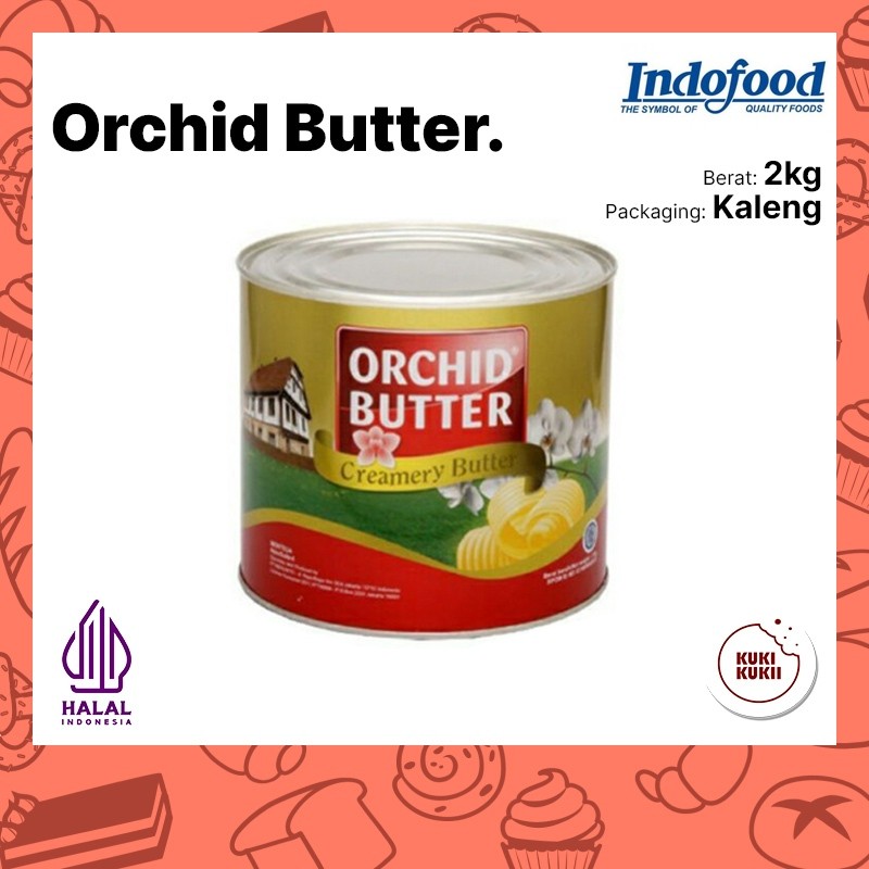 

Orchid salted butter 2kg | ORCHID Creamery Butter 2 kg