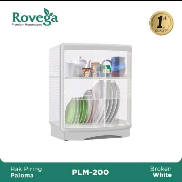 Rak Piring Plastik Premium Rovega Dish Rack Paloma Series - -, -