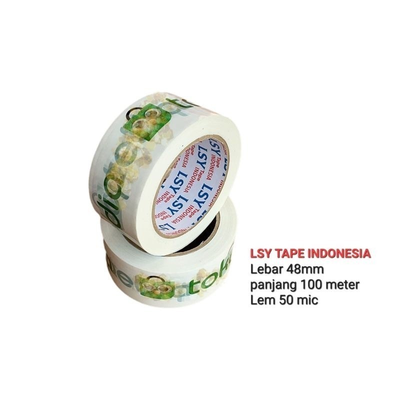 

lakban printing / lakban TK burung 110 yard LSY TAPE INDONESIA