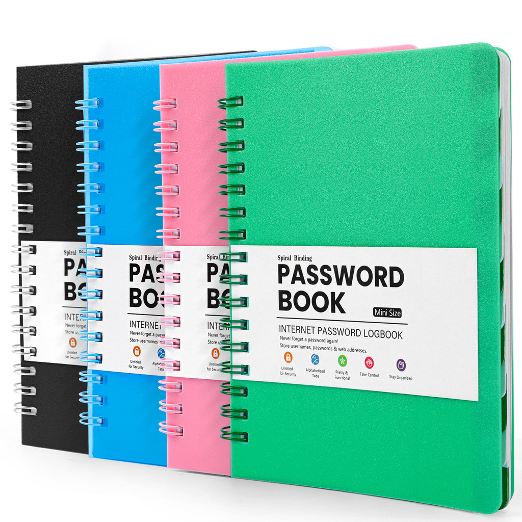 

Password Book Mini Notebook Office Supplies Stationery Diary School Gift Campus Agenda A6 Small Pocket Size Organizer Logbook Wi