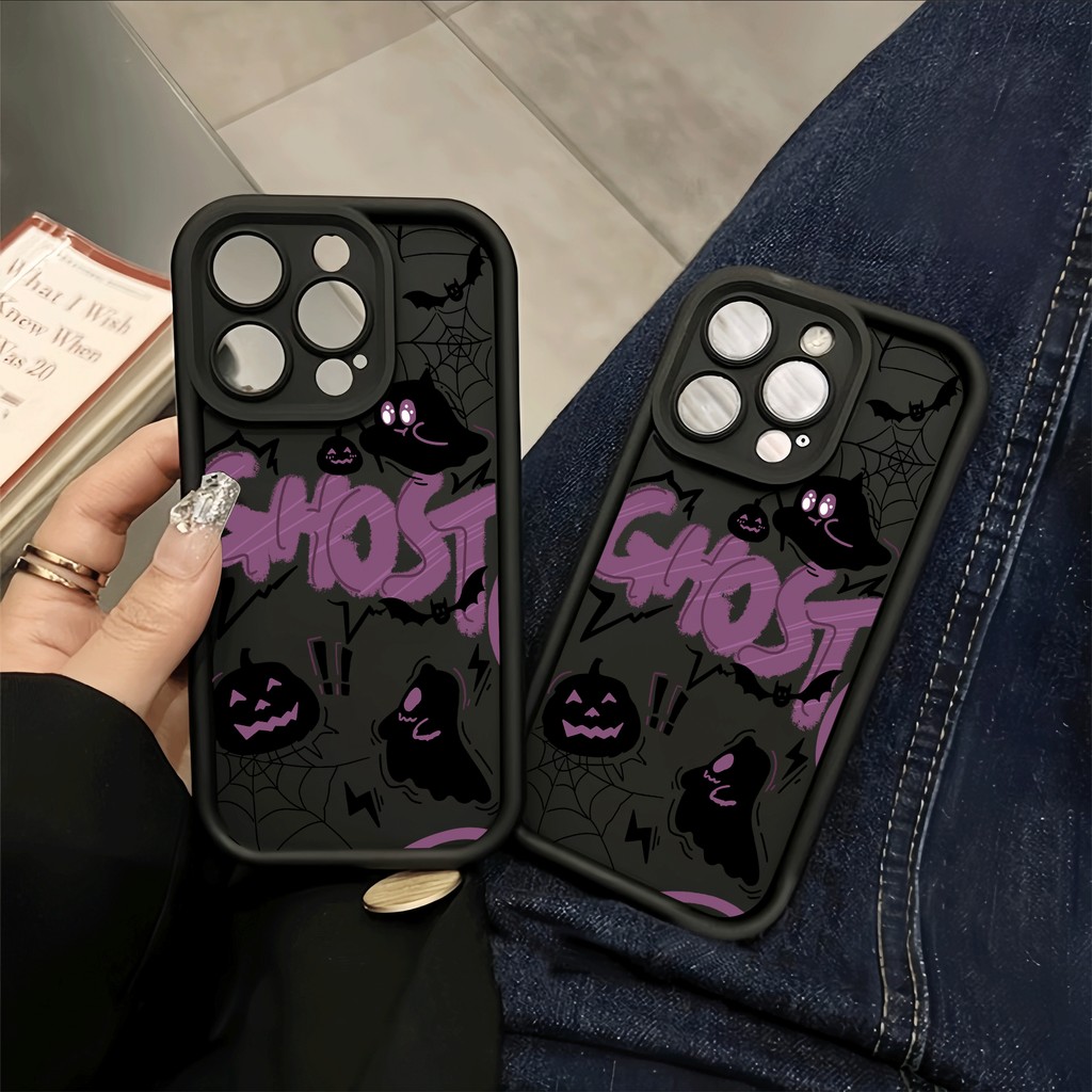 Cheeky Ghost Casing For Infinix Smart 5 6（RM2 32GB RM3 64GB ) 7  8 Hot 12  Play 10 Lite Hot 30i  20S