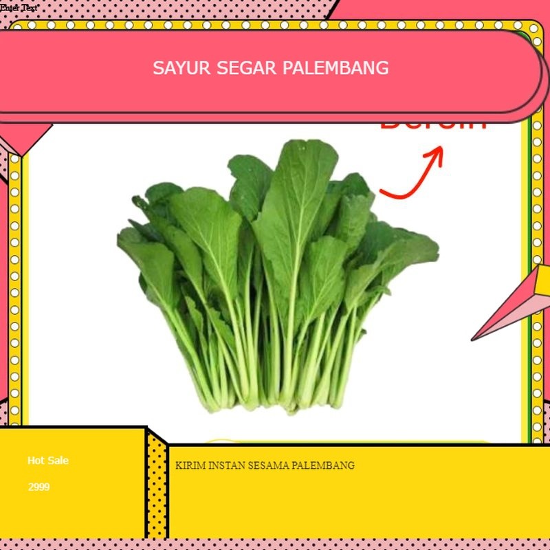 

Sawi Hijau Caisim - Palembang