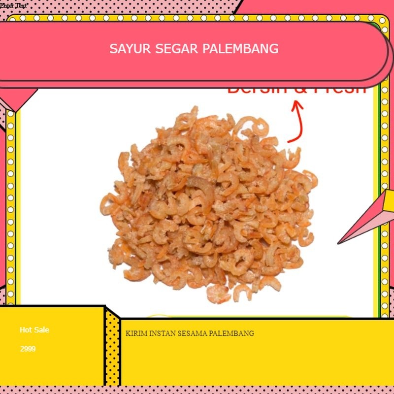 

Ebi Udang Kering 100 Gram - Palembang