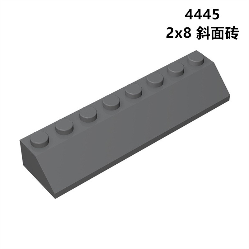 

Rainbow Pig MOC Particle 4445 2454a Slope Brick 2x8 45°Compatible DIY Compatible Assembles Building Blocks Kid Toys