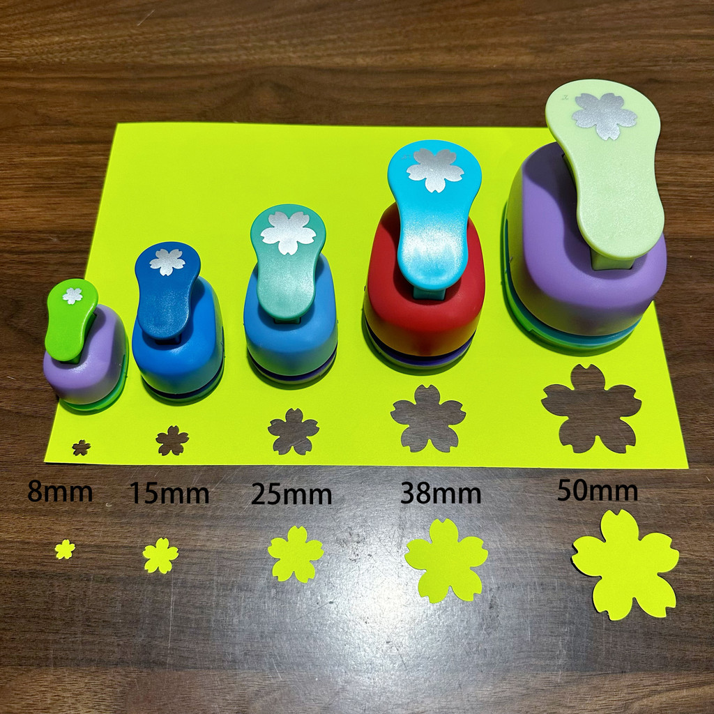 

DIY Cherry blossom Punch Kids Scrapbook Paper Puncher Paper Cutter 8-50mm Punch Scrapbooking Punches Embossing Cutter Puncher