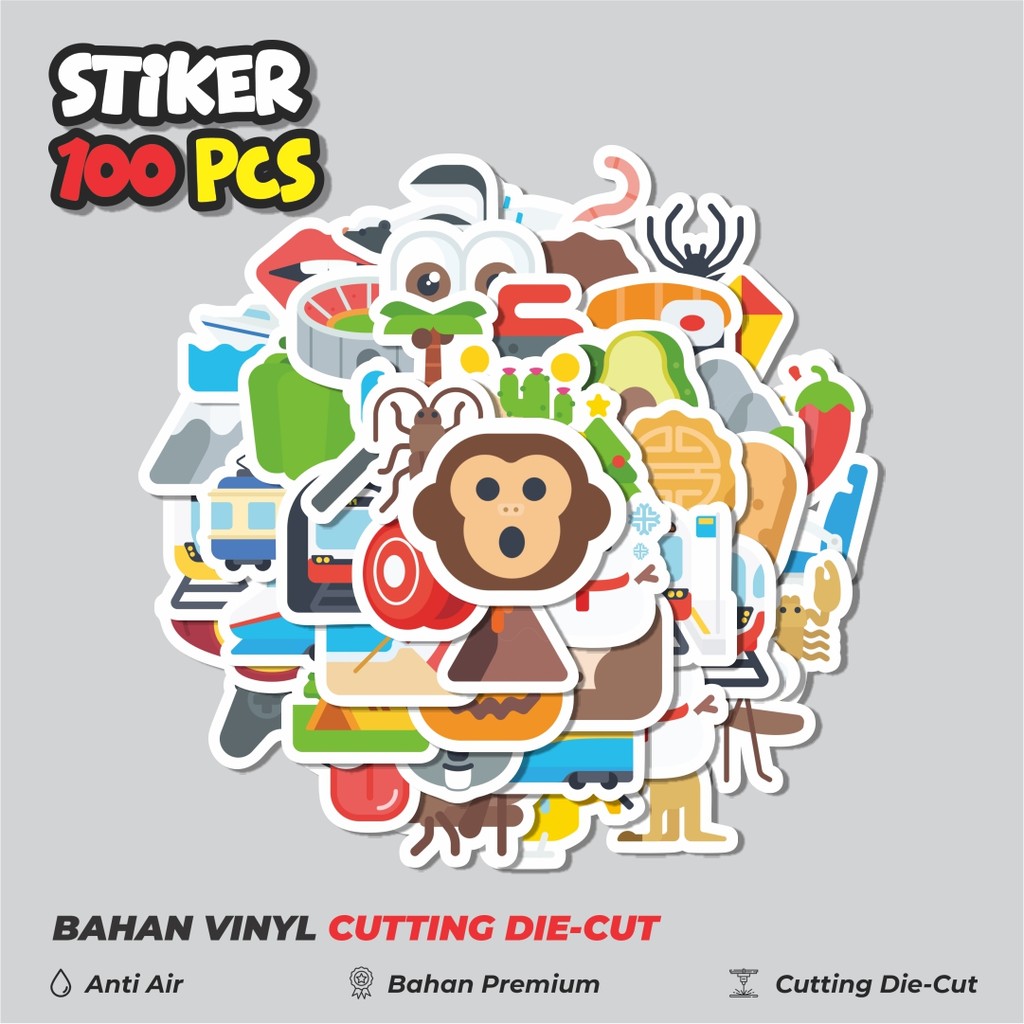 

Terbaru! 50 pcs Stiker Meme Emoji Kartun Dekorasi Lucu Kreatif untuk Notebook, Skateboard, HP