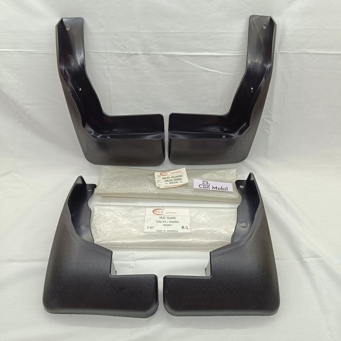 Mud guard karpet lumpur Calya, Sigra depan harga sepasang - DEPAN BELAKANG