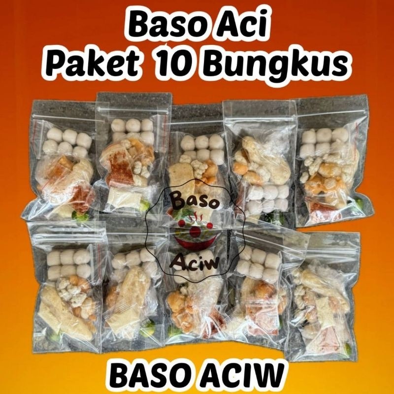 

Baso Aci Paket 10 Pcs / Baso Aci / Boci / Baso Aciw