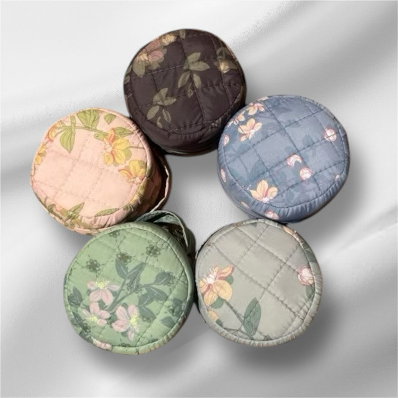 Mukena Traveling Mini Pouch Premium Motif l AIORA