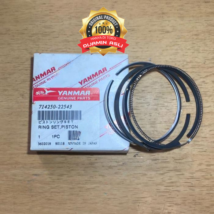 Ring Set Yanmar L40 0,25 714250-22543 Original DIJAMIN ASLI YANMAR