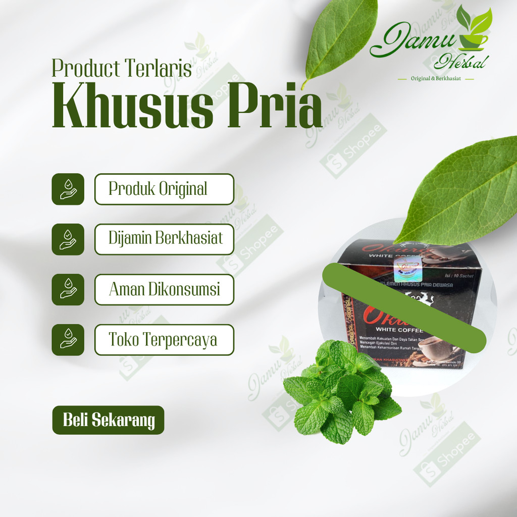 asli//white//coffee//original//okura//kopi