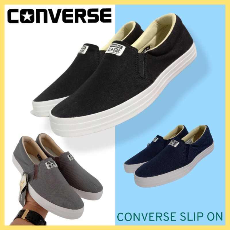 SEPATU PRIA DAN WANITA CONVERSE_SLIP ON KASUAL / SEPATU SLOP COWOK CEWEK TANPA TALI COUPLE / SEPATU 