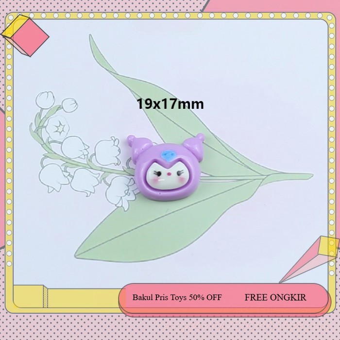 Jibbitz Crocs Sanrio kuromi wings melody hellokitty 3D Jibbitz Crocs Pin Sandal Charms Jibbitz Crocs