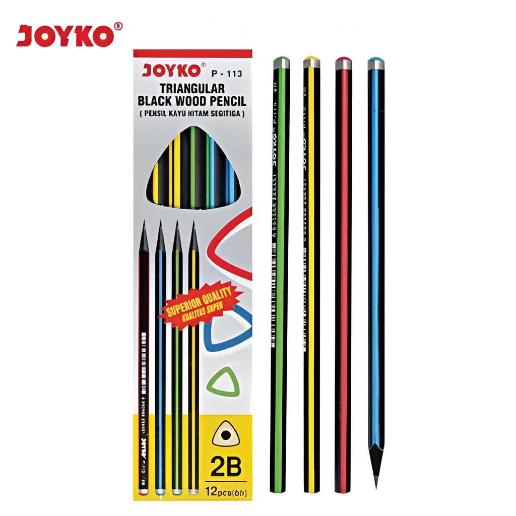 

Pencil Pensil Joyko P-113 2B (1 PCS) - Pensil 2B Joyko P-113