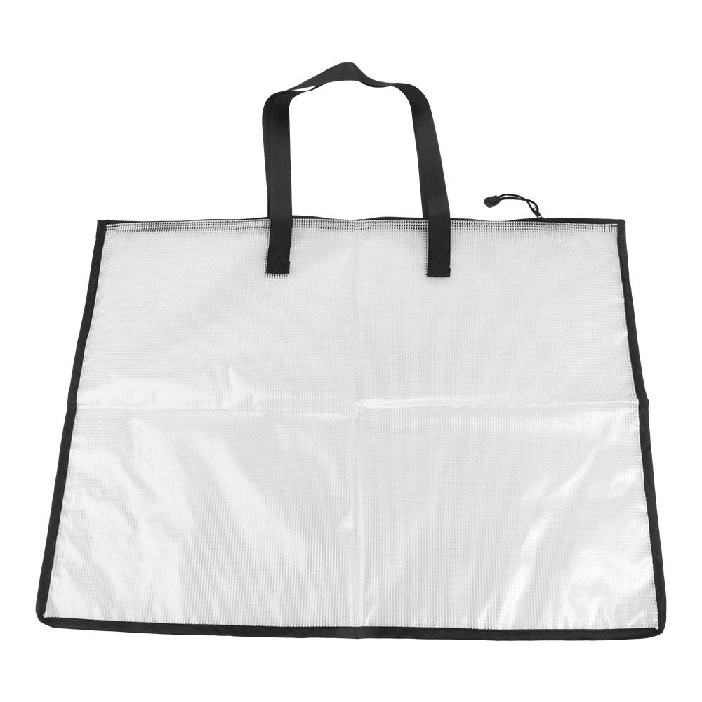 

Sketching Drawing Painting Art Portfolio Bag Large Capacity Transparent Drawing Board Holder With Zipper Handle Mesh