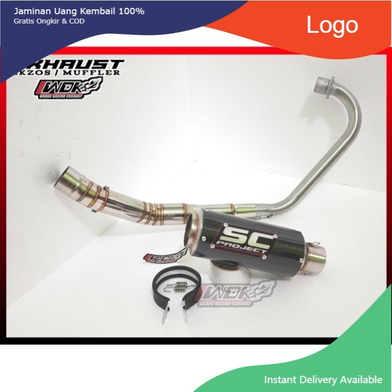 SC project karbon exhaust YZF-R15 V3/V4, MT15, R15M, R15MT