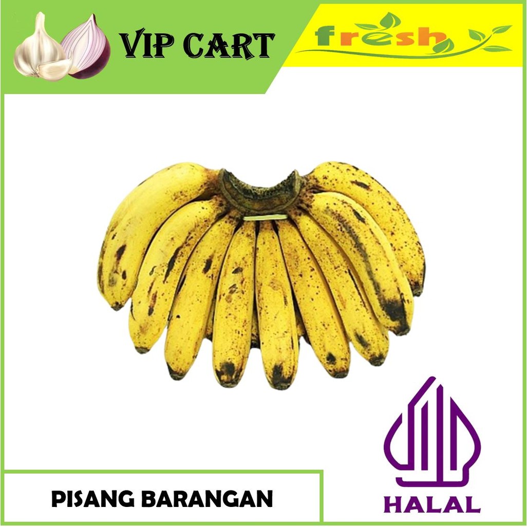 

pisang barangan 1 sisir