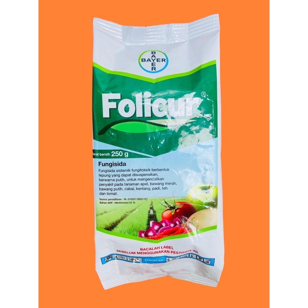 Fungisida FOLICUR 25WP berat isi 250 gram dari Bayer